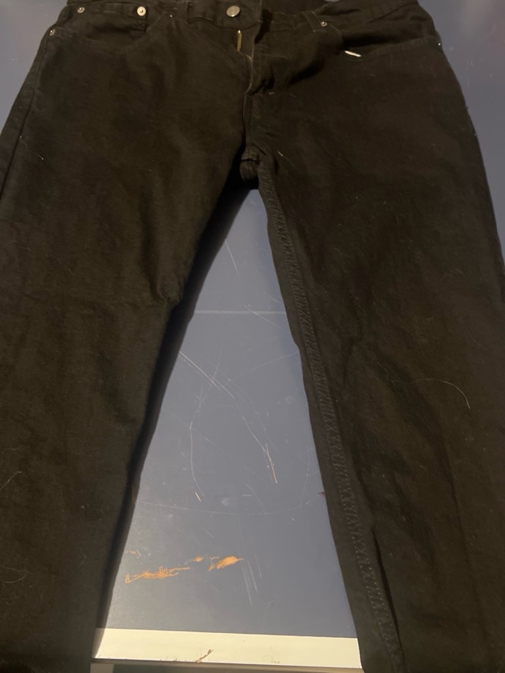 Levi's Black Slim Straight Jeans